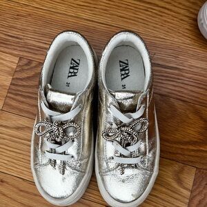 Zara Kids gold Sneakers